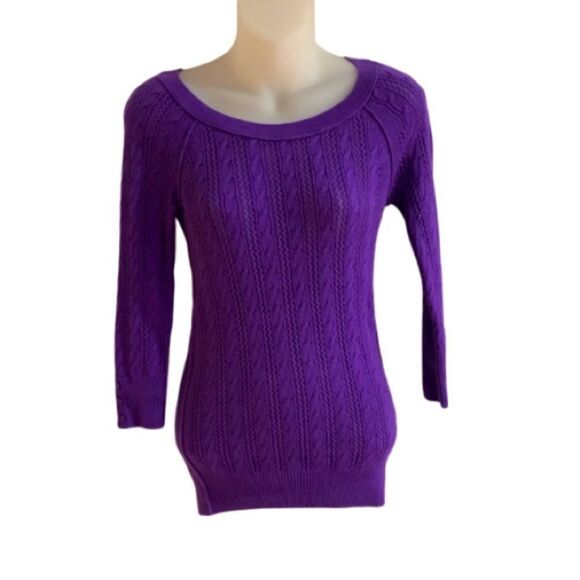 American Eagle Outfitters purple sweater, … - Picture 2 of 6